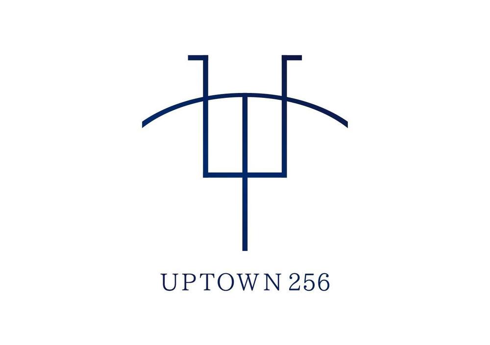 「UPTOWN 256」のロゴ作成