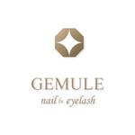 takon (takon)さんの「nail&eyelash GEMULE 」のロゴ作成への提案