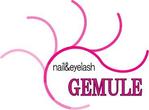 sima26さんの「nail&eyelash GEMULE 」のロゴ作成への提案