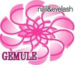 sima26さんの「nail&eyelash GEMULE 」のロゴ作成への提案