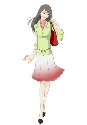 花アキ (bonba_akiko)さんの女性向け講座パンフレットの表紙イラストへの提案