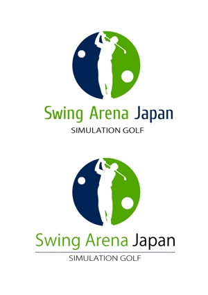 swdesign (swdesign)さんのスポーツ施設（室内ゴルフ練習場）のロゴデザインへの提案