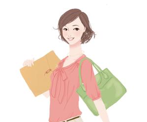 RIE (Ratte)さんの女性向け講座パンフレットの表紙イラストへの提案