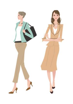 テキスタイルデザインラボ (uniuni93)さんの女性向け講座パンフレットの表紙イラストへの提案