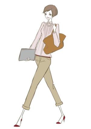 さんの女性向け講座パンフレットの表紙イラストへの提案