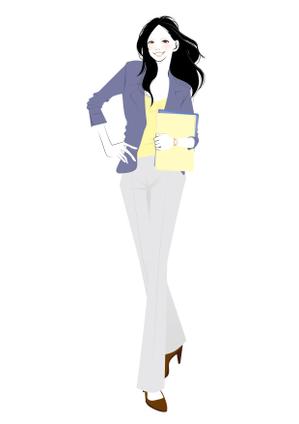 makimo ()さんの女性向け講座パンフレットの表紙イラストへの提案