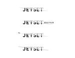 bakubakuさんの「JET SET SOLO PLUS」のロゴ作成への提案