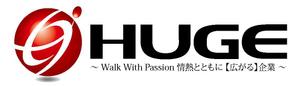 K-J (king_j)さんの企業名「HUGE」のロゴ作成への提案