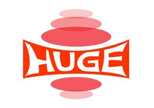 さんの企業名「HUGE」のロゴ作成への提案