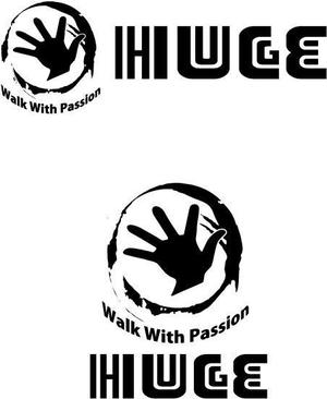 chabin_smithさんの企業名「HUGE」のロゴ作成への提案