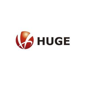 gchouさんの企業名「HUGE」のロゴ作成への提案