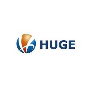 gchouさんの企業名「HUGE」のロゴ作成への提案