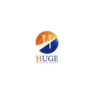 curious (curious)さんの企業名「HUGE」のロゴ作成への提案