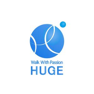 HT2046 (HT2046)さんの企業名「HUGE」のロゴ作成への提案