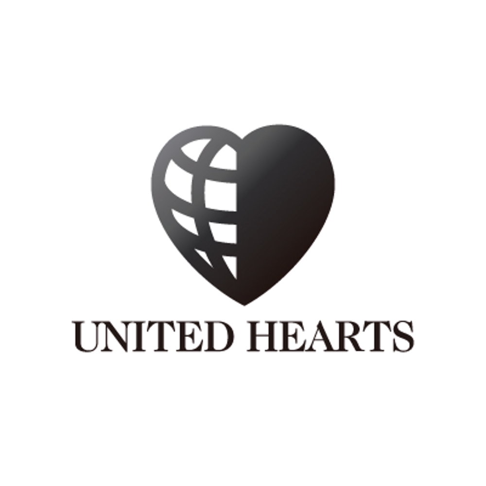 「UNITED HEARTS」のロゴ作成