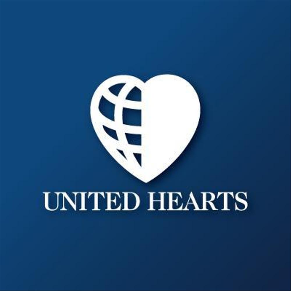 「UNITED HEARTS」のロゴ作成