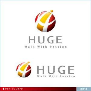 neomasu (neomasu)さんの企業名「HUGE」のロゴ作成への提案