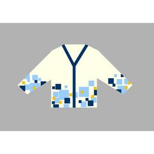 c0libreさんのキッズが“お揃い”で着るニットカーディガンのデザインへの提案