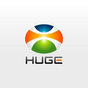 SakutaDesign (Saku-TA)さんの企業名「HUGE」のロゴ作成への提案