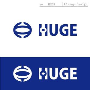 klenny (klenny)さんの企業名「HUGE」のロゴ作成への提案