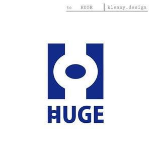 klenny (klenny)さんの企業名「HUGE」のロゴ作成への提案