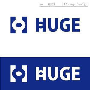 klenny (klenny)さんの企業名「HUGE」のロゴ作成への提案