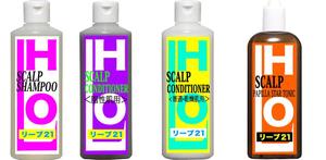 キュベレー (37dorasiro)さんの新ブランド・ヘアケア商品のボトルデザインへの提案
