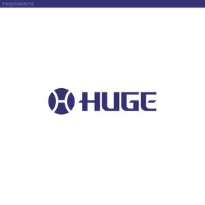ロゴ研究所 (rogomaru)さんの企業名「HUGE」のロゴ作成への提案
