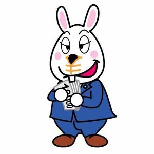 str-labelさんのタックスラビット（お金が大好きなウサギのキャラクター）への提案