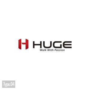 DECO (DECO)さんの企業名「HUGE」のロゴ作成への提案