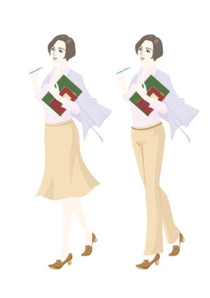 宇佐吉 (usakichi78)さんの女性向け講座パンフレットの表紙イラストへの提案