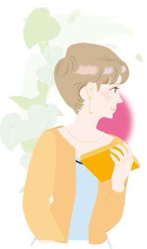 SK　 (sumirekana)さんの女性向け講座パンフレットの表紙イラストへの提案