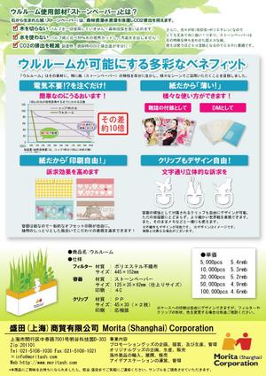 toshiyuki_2684さんの新商品案内チラシへの提案