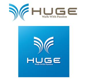 FISHERMAN (FISHERMAN)さんの企業名「HUGE」のロゴ作成への提案