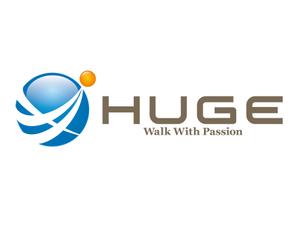 FISHERMAN (FISHERMAN)さんの企業名「HUGE」のロゴ作成への提案