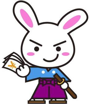 nishさんのタックスラビット（お金が大好きなウサギのキャラクター）への提案