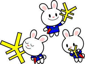 parizon ()さんのタックスラビット（お金が大好きなウサギのキャラクター）への提案
