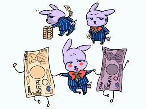 kumorisoraさんのタックスラビット（お金が大好きなウサギのキャラクター）への提案