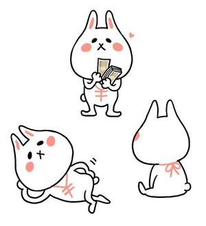 村山もん (murayamamon)さんのタックスラビット（お金が大好きなウサギのキャラクター）への提案
