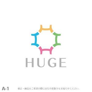 yuizm ()さんの企業名「HUGE」のロゴ作成への提案