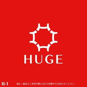 yuizm ()さんの企業名「HUGE」のロゴ作成への提案