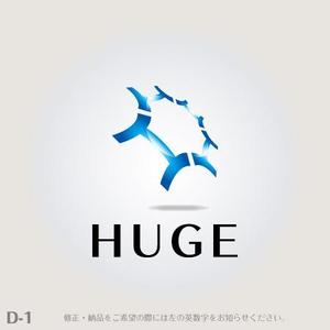 yuizm ()さんの企業名「HUGE」のロゴ作成への提案