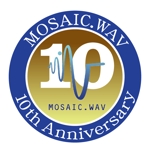 MacMagicianさんの「MOSAIC.WAV 10th Anniversary」のロゴ作成への提案