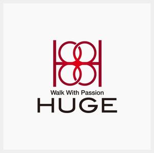 さんの企業名「HUGE」のロゴ作成への提案