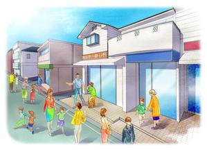 須田　ヒロ ()さんの新事業・地域包括支援センターの店舗イラストへの提案