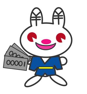 mimika (mimika)さんのタックスラビット（お金が大好きなウサギのキャラクター）への提案