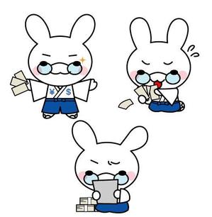カナ (kanacom)さんのタックスラビット（お金が大好きなウサギのキャラクター）への提案