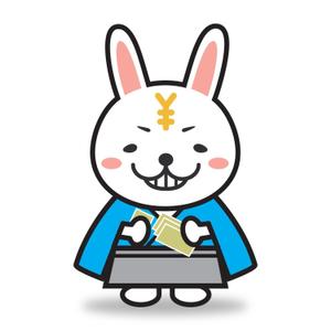 wakameさんのタックスラビット（お金が大好きなウサギのキャラクター）への提案