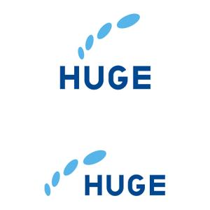 toshihiraさんの企業名「HUGE」のロゴ作成への提案