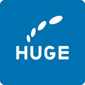 toshihiraさんの企業名「HUGE」のロゴ作成への提案